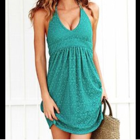 Victoria's Secret Other - Victoria’s Secret teal bratop coverup